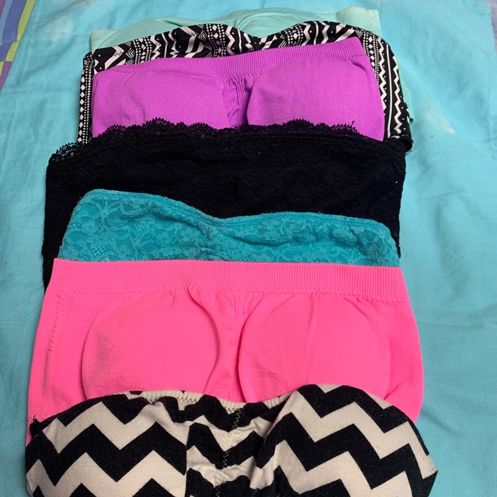 Set of Bandeaus! All size small. Barely worn